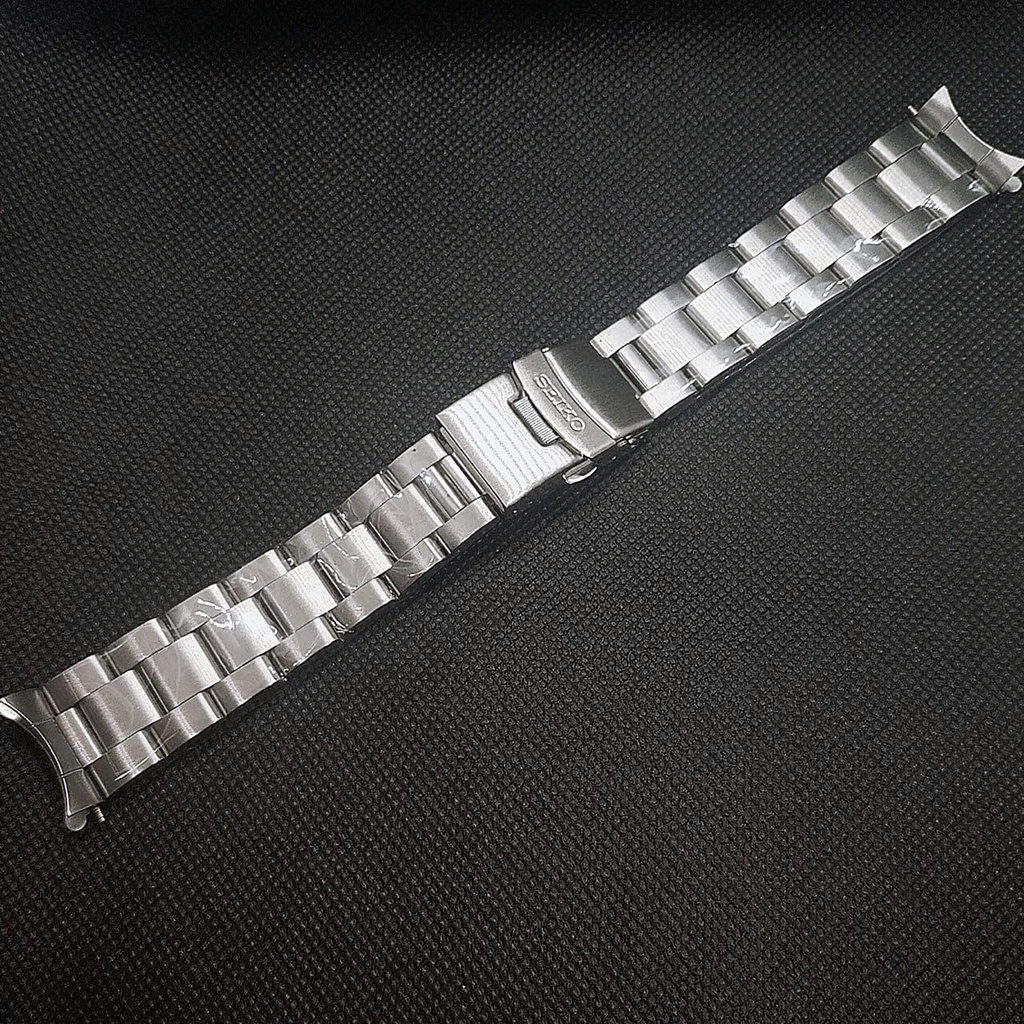 Dây Đồng Hồ Kim Loại Seiko dây Oyster Khóa 2 Lớp  Đầu Tai Ôm