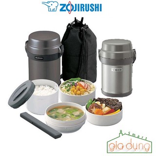 Hộp cơm giữ nhiệt zojirushi zocm-sl-jaf14-sa/hg