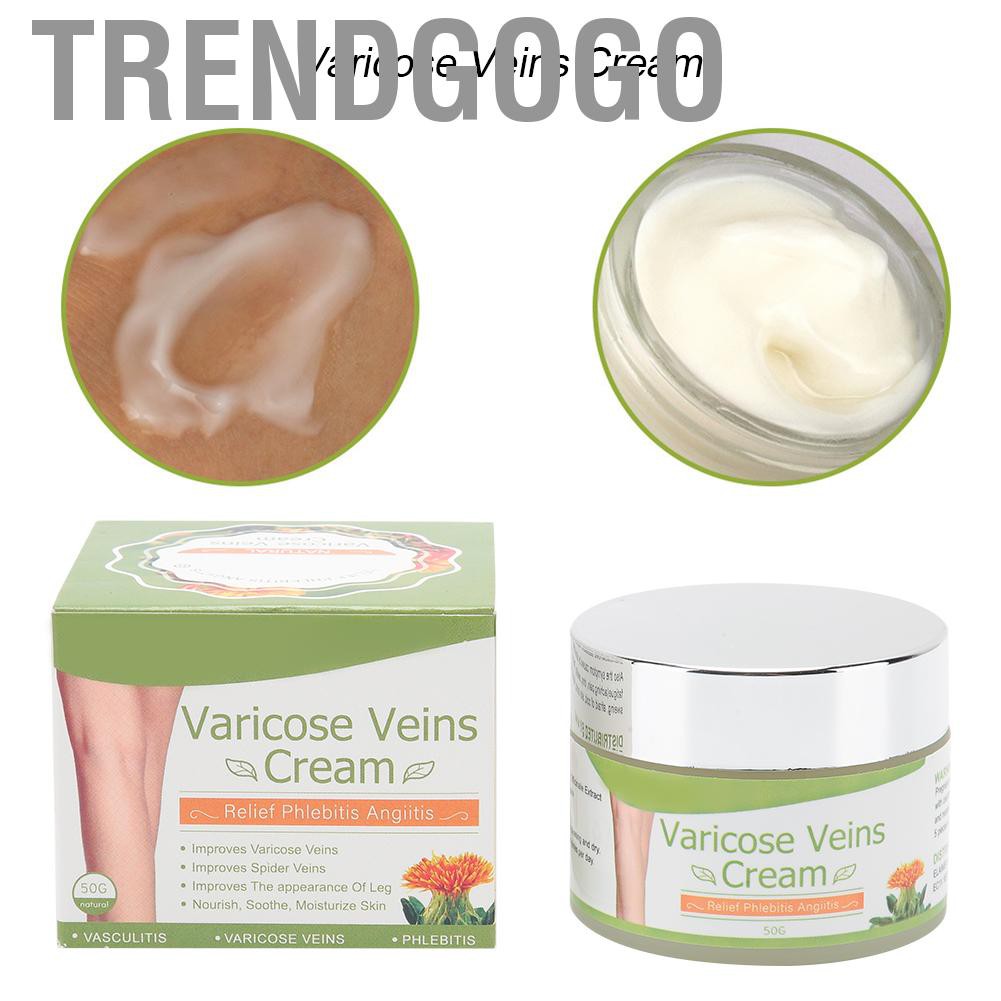 Trendgogo Varicose Veins Cream Moisturizing Blood Vessel Ointment Nourishing Health‑Care