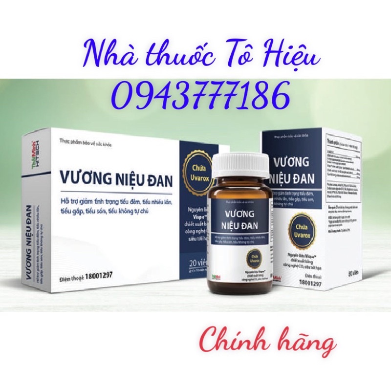 Vương Niệu Đan 80 viên - giúp cải thiện tình trạng tiểu đêm, tiểu nhiều lần