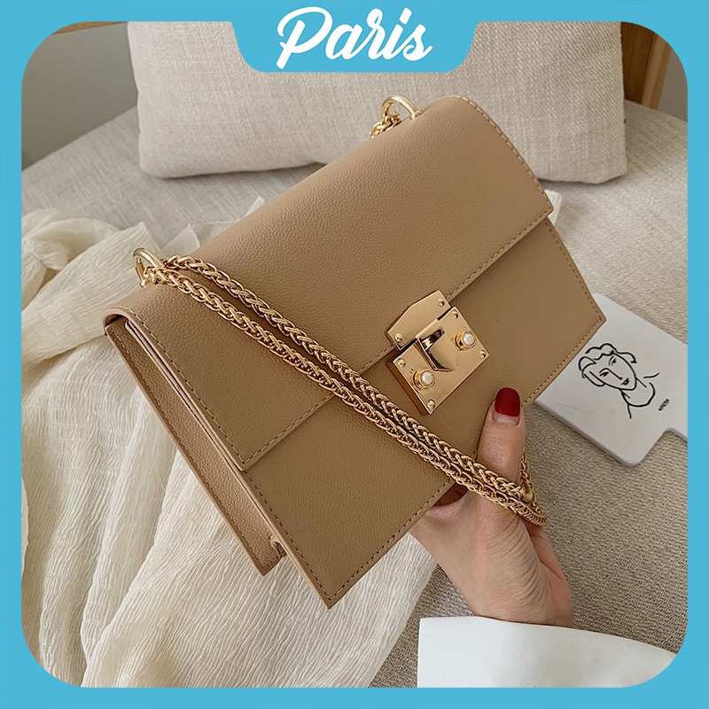 Túi Đeo Chéo Nữ Da Trơn Cực Độc Đáo PARIS675