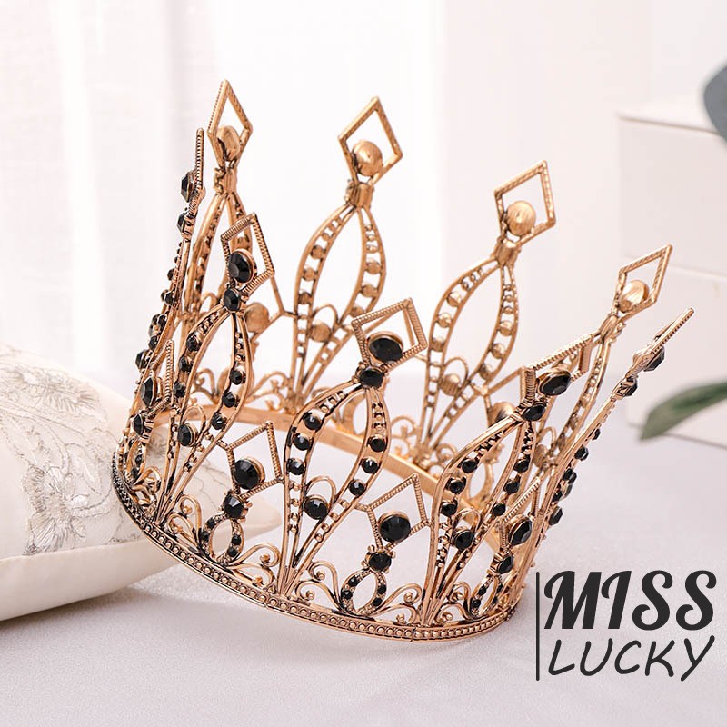 Vương miện kiểu dáng thời trang sang trọng đa dụng cho nữ