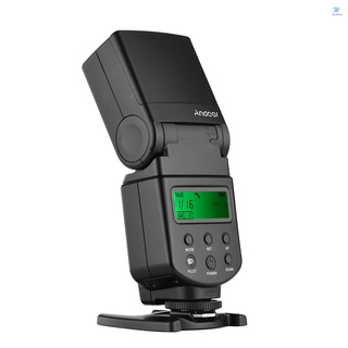 Đèn flash Andoer GN40 có thể điều chỉnh kèm giá đỡ dành cho máy ảnh Canon Nikon Olympus Pentax DSLR