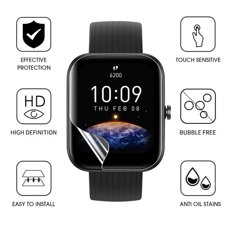Toàn Bộ Phim Dán Bảo Vệ Màn Hình Cho amazfit bip 5 bip u pro bip 3 pro bip s lite