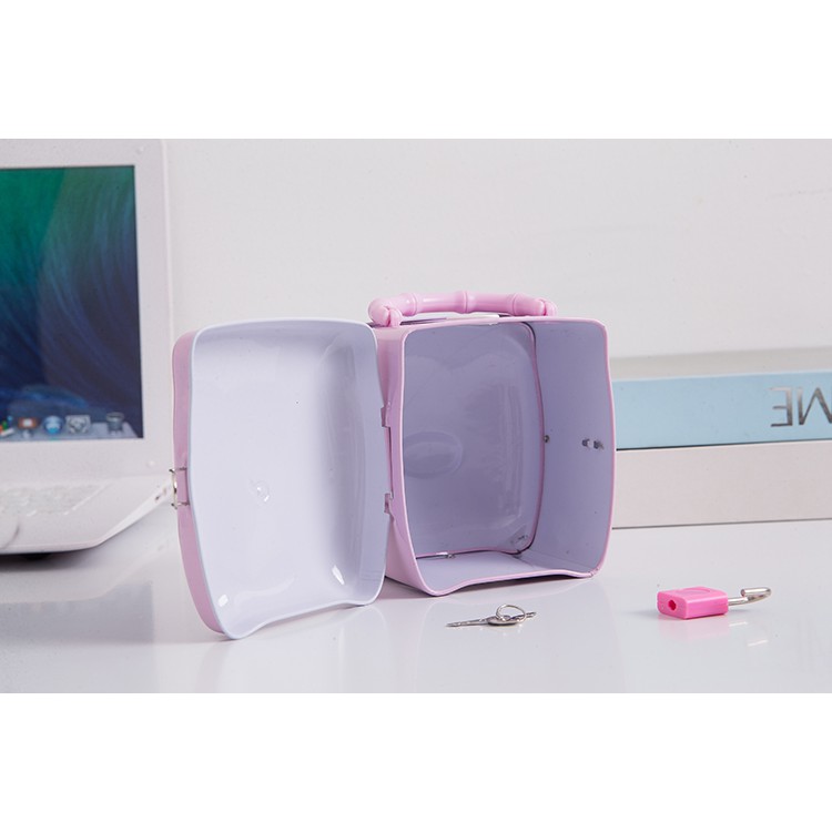 Ống Heo Tiết Kiệm Tiền Cho Bé Size Mini Hình Heo Dễ Thương Có Khóa | BigBuy360 - bigbuy360.vn