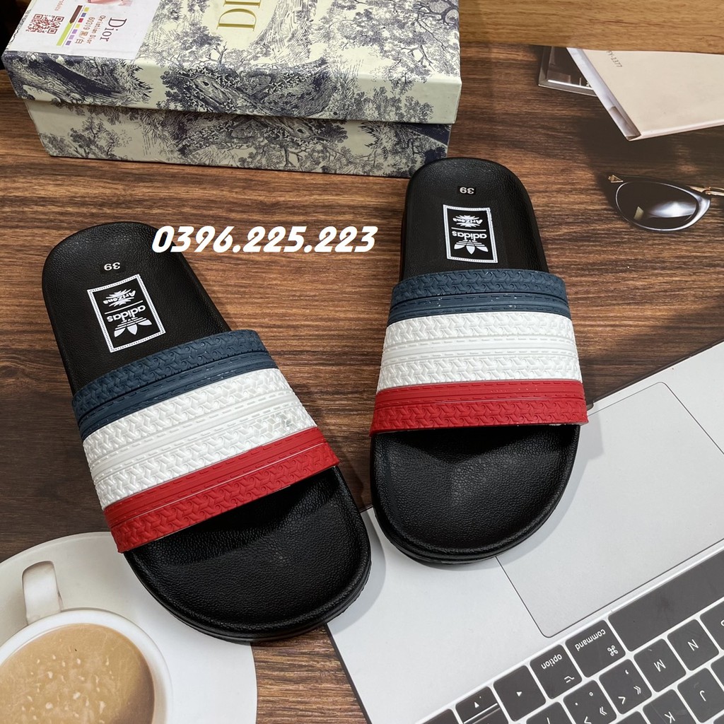 Dép Quai Ngang  ❤️FREESHIP❤️ Dép đôi 3 màu cho nam và nữ đế cao su êm chân thời trang