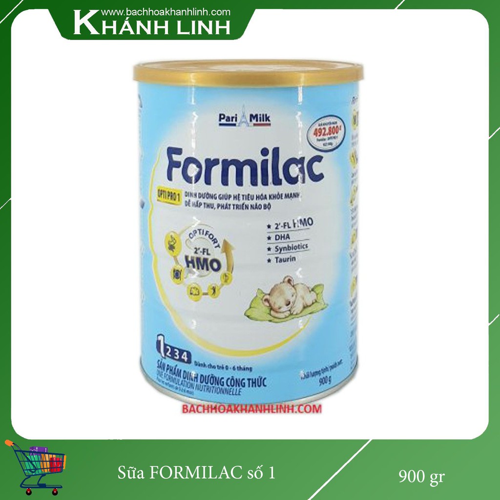 Sữa Bột  FORMILAC Optipro số 1 Lon 900Gr