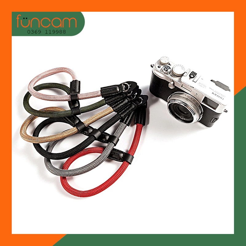 Dây đeo máy ảnh dạng bện tròn