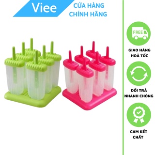 Bộ khuôn làm kem que 6 cây chất lượng cao việt nam - hf75