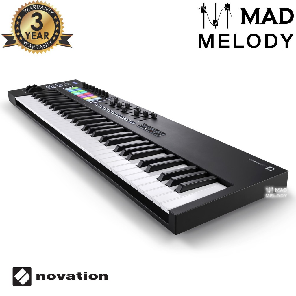 Novation Launchkey 61 MK3 USB MIDI Controller [đàn soạn nhạc 61 phím Launchkey thế hệ 3 mới nhất, NEW - chính hãng]