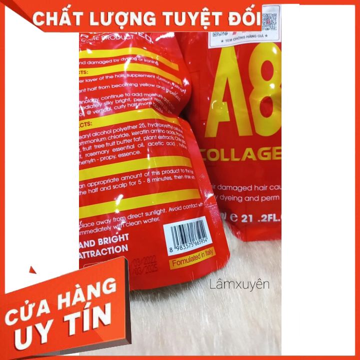 HẤP DẦU PHỤC HỒI COLLAGEN A8 600ML