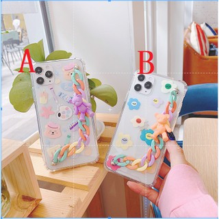 Ốp Điện Thoại Tpu Có Dây Đeo Tay Cho Iphone 7 8 Plus X / Xs Max Xr 11 12 12MINI 12 PRO 12 PRO MAX