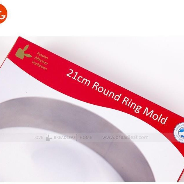Khuôn Ring Tròn Breadleaf 21cm