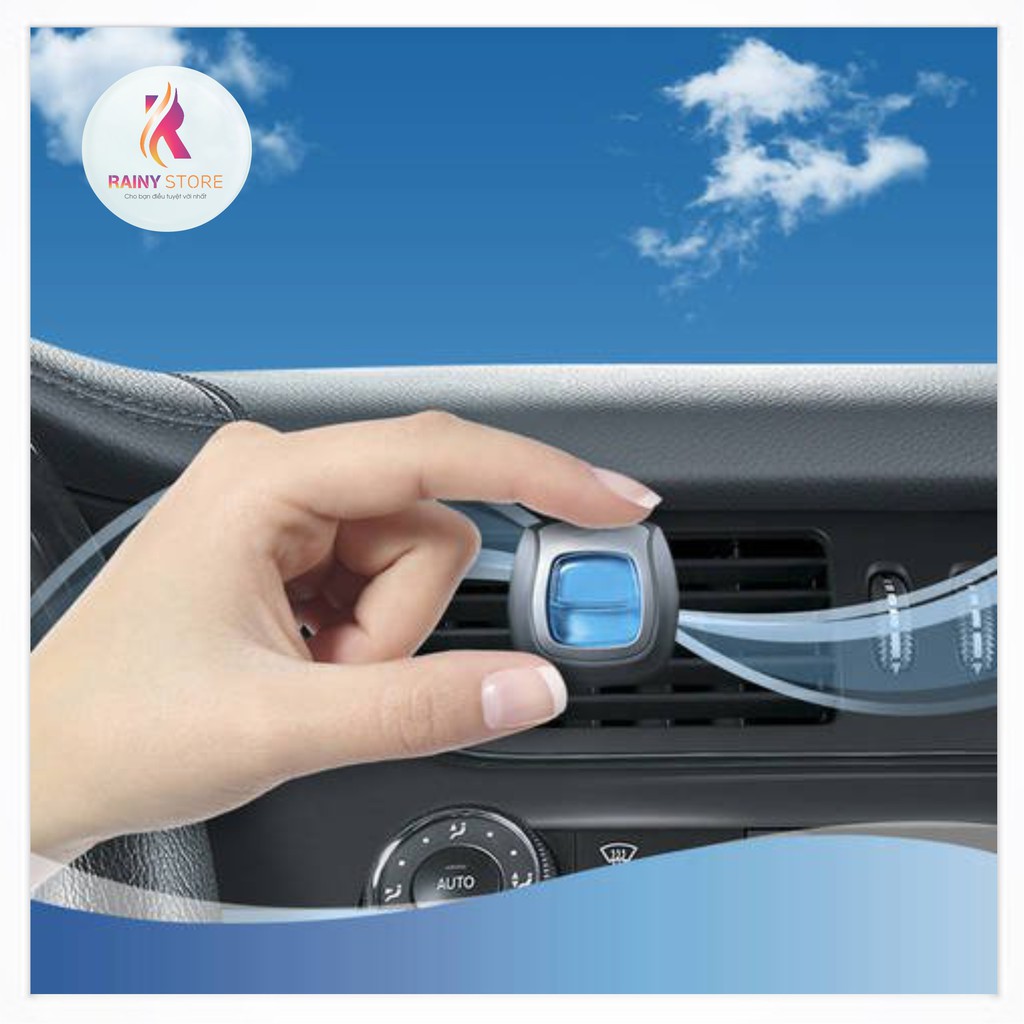 Nước hoa xe hơi Febreze Car Linen &amp; Sky set 5 cái 5x2ml