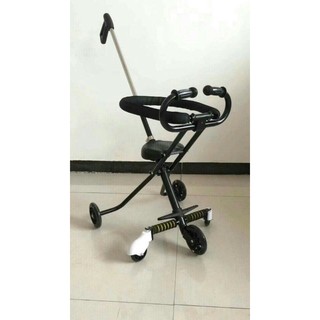 [Freeship] Xe đẩy thông minh 5 bánh có đèn và để chân bọc mút