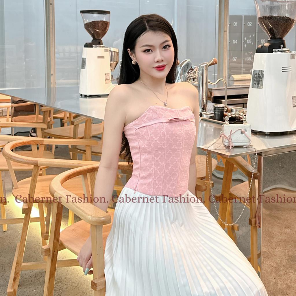 Jennie Top -  chỉ gồm Áo Corset chất gấm sang trọng