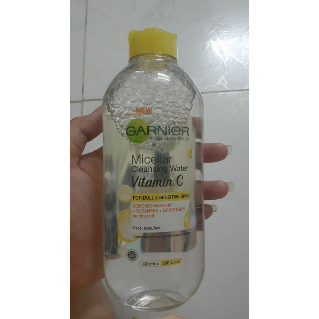 Nước làm sạch và tẩy trang cho mọi loại da Garnier Micellar Water 400ml