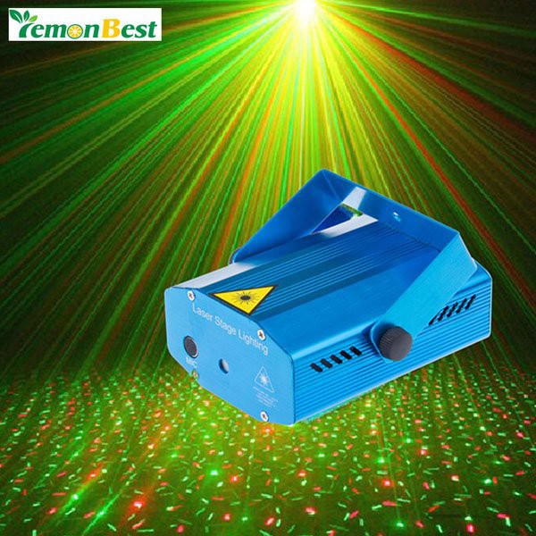 Đèn Chiếu Mini Laser Stage Lighting Mẫu Mới cảm biến âm thanh