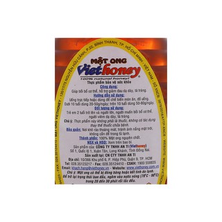 Mật ong nguyên chất VIETHONEY