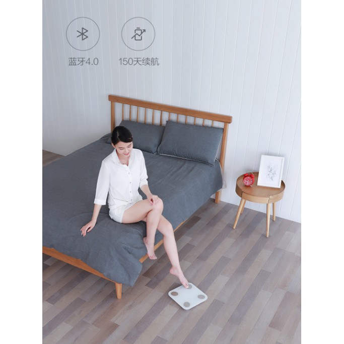 Cân Điện Tử Thông Minh Xiaomi Yunmai Mini 2 / Body Fat Scale 2 – Đo 17 chỉ số cơ thể, Kết nối App - Hàng Chính Hãng