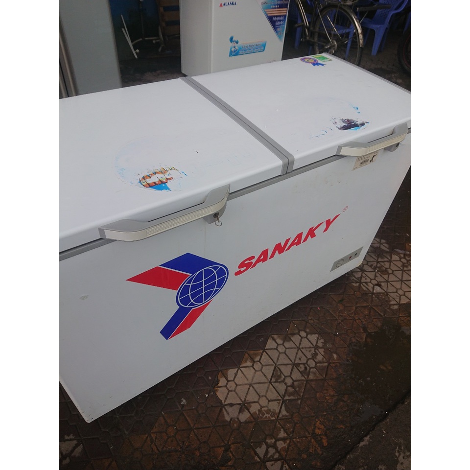 tủ đông sanaky 280 lít 2 ngăn đông mát thanh lý chỉ giao tphcm, long an, đồng nai, tây ninh