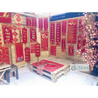 Giấy đỏ dán Tết trơn số 04 TTTM