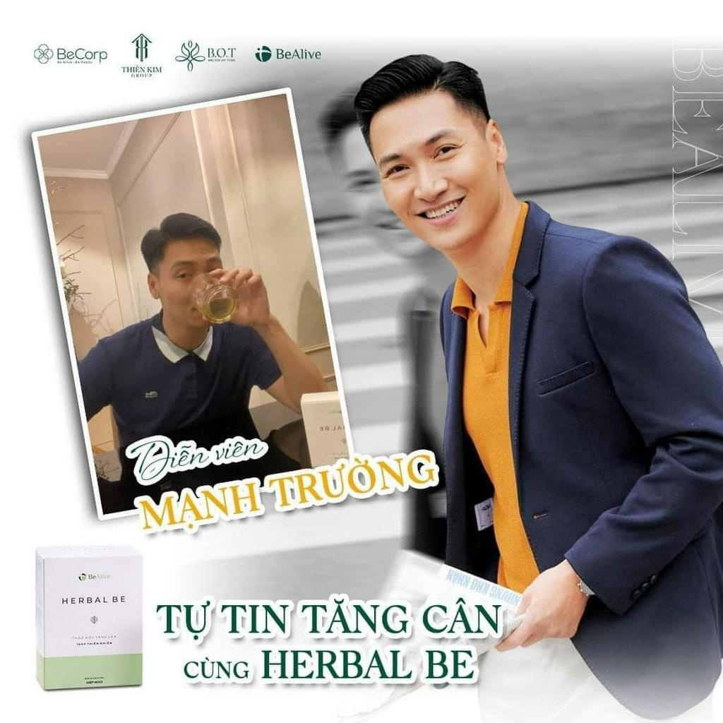 Trà Hỗ Trợ Tăng Cân Herbal Be của BEALIVE. Chính Hãng Herbalbe Giúp Tăng