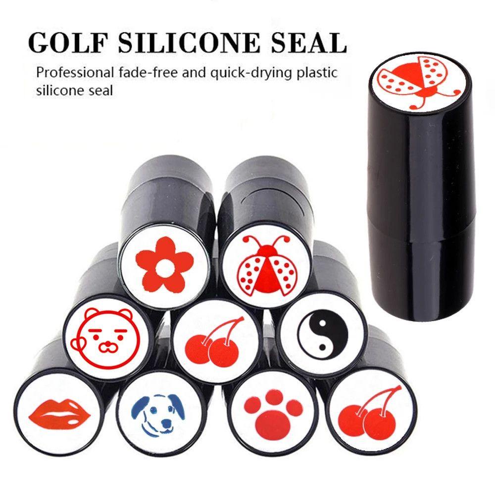 Dụng Cụ Đóng Dấu Bóng Golf Bằng Nhựa Nhiều Họa Tiết Lâu Trôi