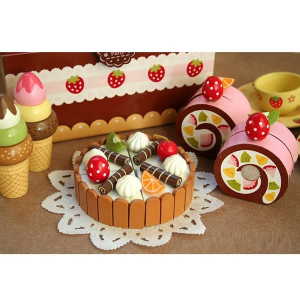 Bộ đồ chơi Tiệc Socola dâu tây Mother Garden (Nam Châm)
