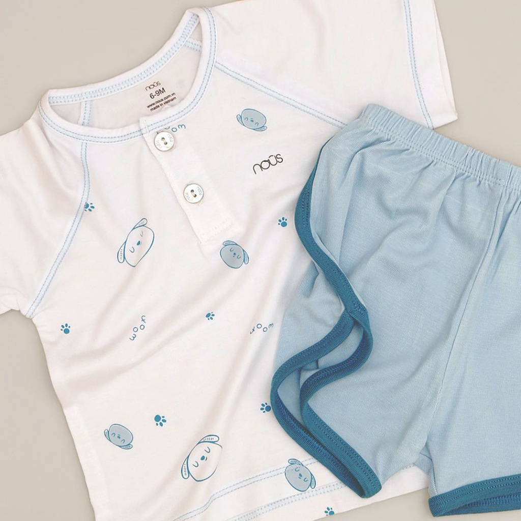 Nous-Bộ Nous chất liệu cotton cho bé trai và bé gái, phong cách, thời trang cho bé size 2-6Y