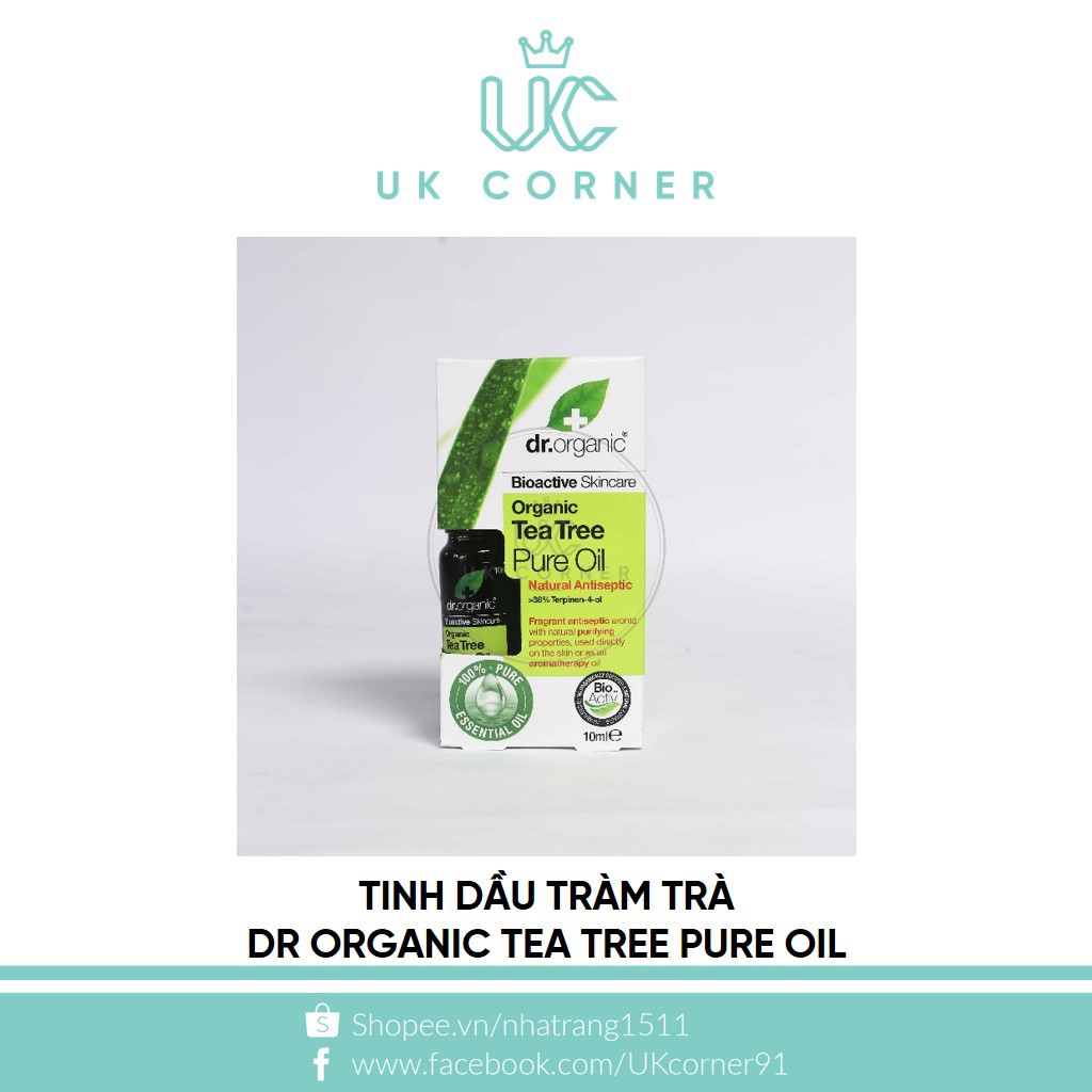 Tinh dầu Tràm trà Dr. Organic Tea Tree Oil 10ml