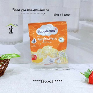 [Babydream] Bánh gạo hoa quả hữu cơ 8m+