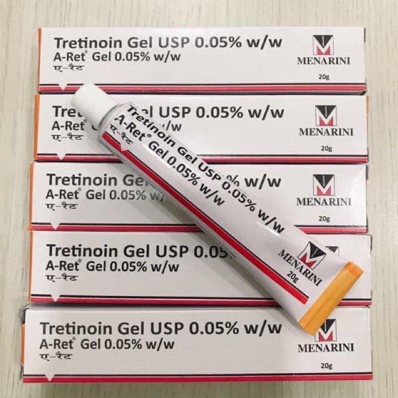 Gel ngăn ngừa và giảm mụn Tretinoin Aret Gel 0.1 / 0.05 / 0.025