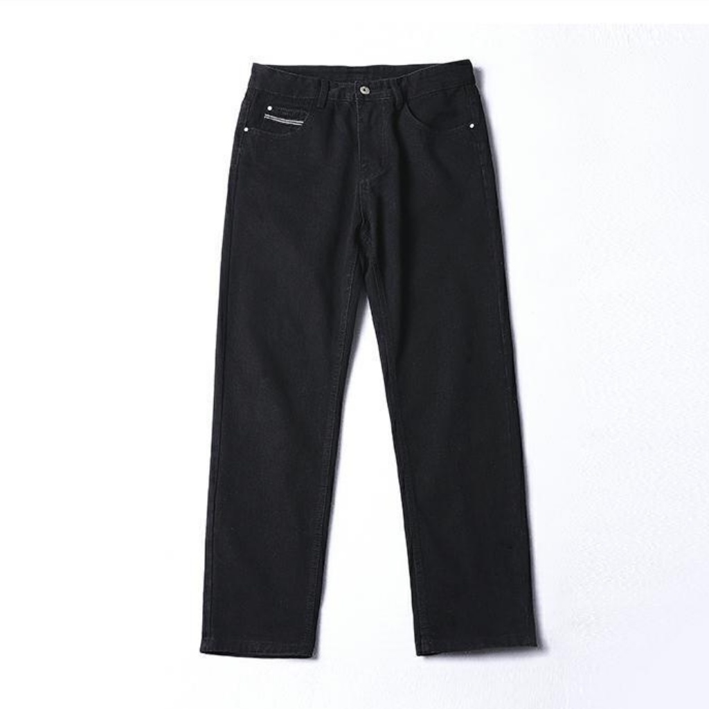 Quần jean baggy ống suông rộng nam nữ BASIC unisex vải jeans bò cao cấp hottrend 2023