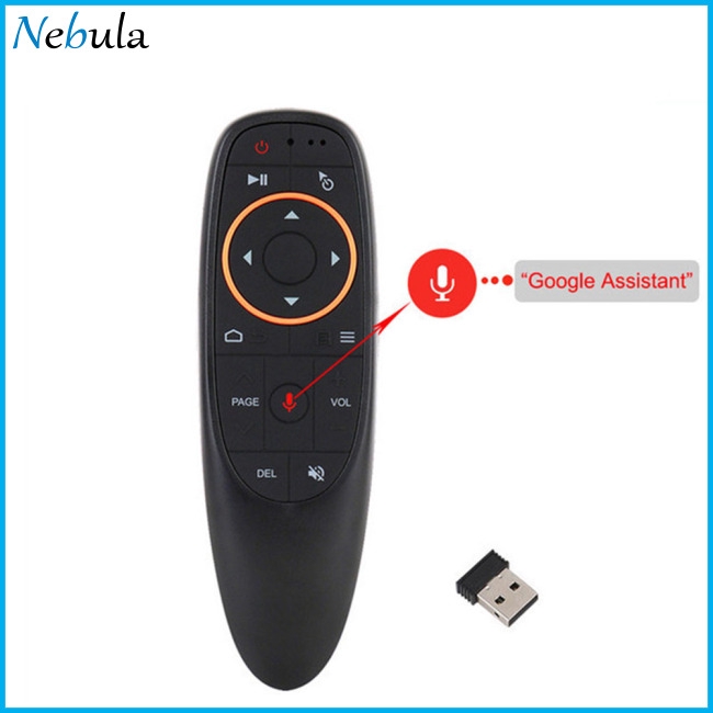 2.4GHz Wireless Voice Air Mouse Microphone Remote Control for Smart TV Android Box PC