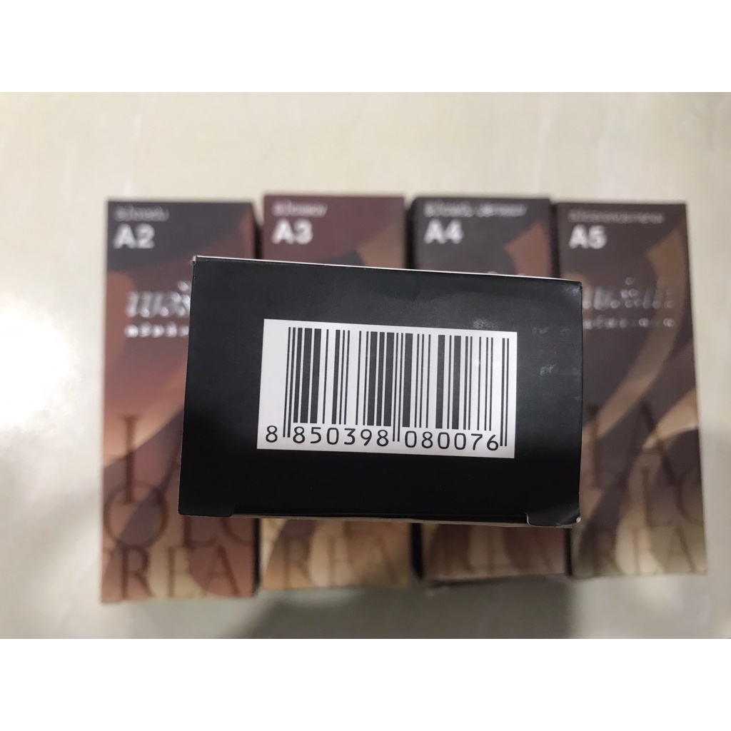 Thuốc nhuộm tóc Berina Thái Lan màu A1 A2 A3 A4 A5