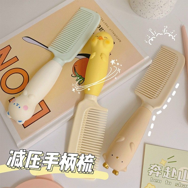 Lược Squishy hình thú chải tóc chải đầu chống tĩnh điện dễ thương dành cho các bạn nữ bé gái