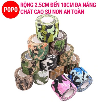 Băng cuốn thể thao POPO KJ213 chất liệu cao su non, quấn tay chân