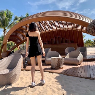 ĐẦM ĐEN BODY ĐUÔI CÁ MỘT VAI