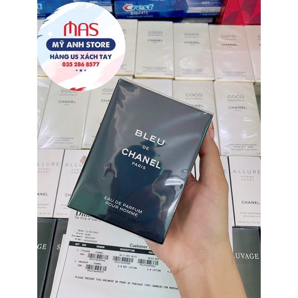 Nước hoa Nam Bleu de Chanel EDP 100ml,150ml chính hãng