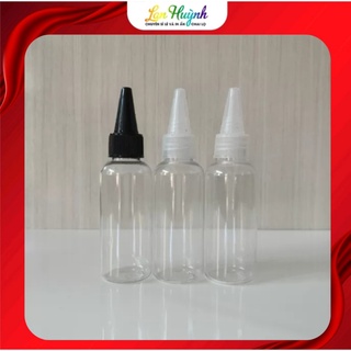 50 chai pet nhựa pet nắp nhọn /20ml/30ml/50ml/100ml ,chiết mực ,lọ chiết mỹ phẫm