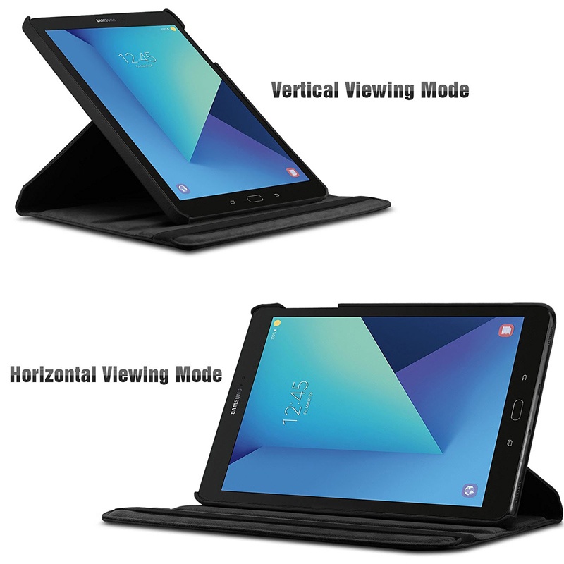 Bao Da Máy Tính Bảng Nắp Lật Xoay 360 Độ Kiêm Giá Đỡ Cho Samsung Galaxy Tab S3 9.7 SM T820 SM T825 T829
