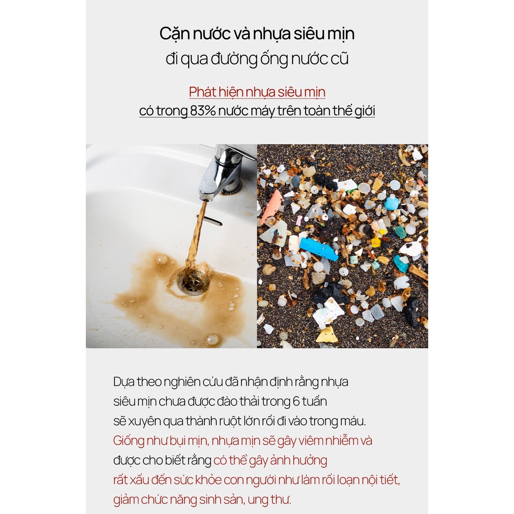 DAILY HABIT Vòi sen lõi lọc 2 lớp