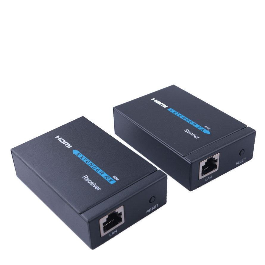 Bộ Nối Dài Hdmi Bằng Dây Mạng Lan Rj45 Hdmi Extender 60M