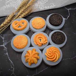 Khuôn silicon tạo hình bánh quy Oreo Danisa