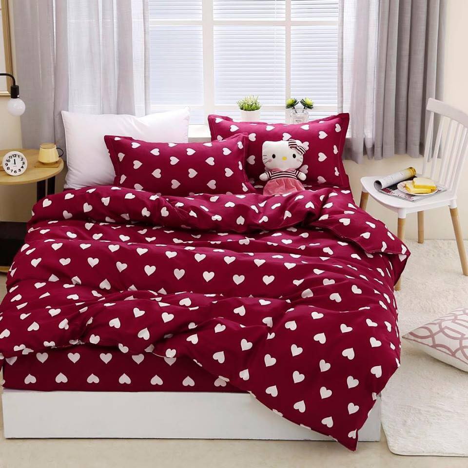 Ga gối poly cotton Hàn Quốc