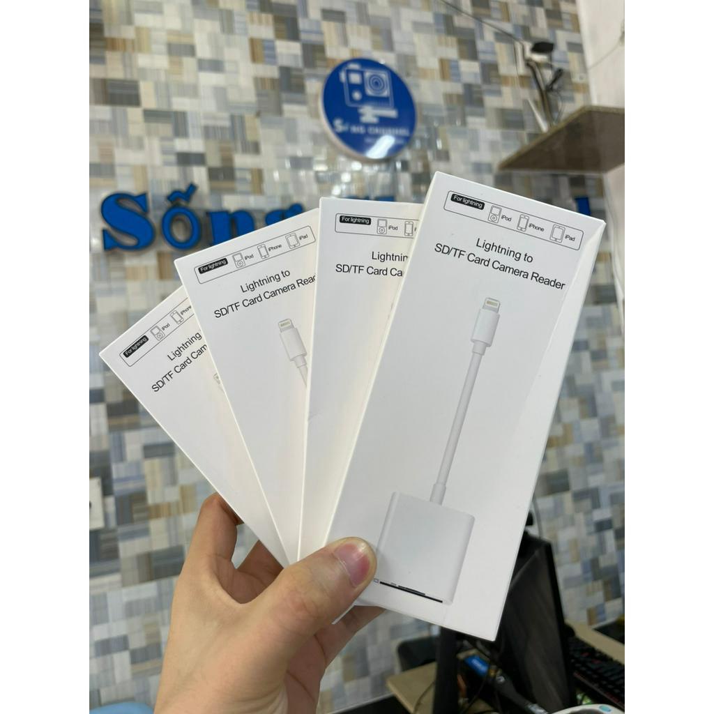 Đầu đọc thẻ nhớ SD/micro SD dùng cho điện thoại iP, tablet táo tiện lợi