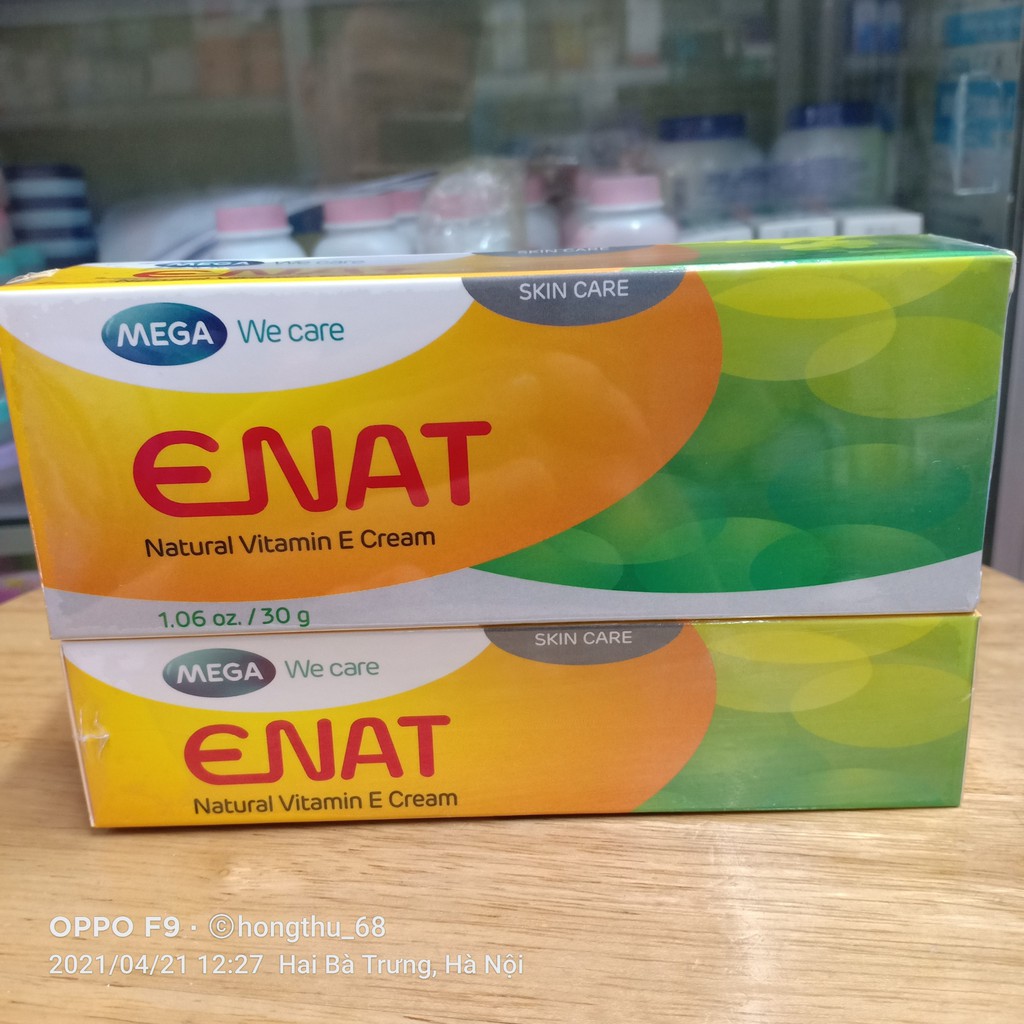 Kem dưỡng da ENAT Natural Vitamin E Cream 30g