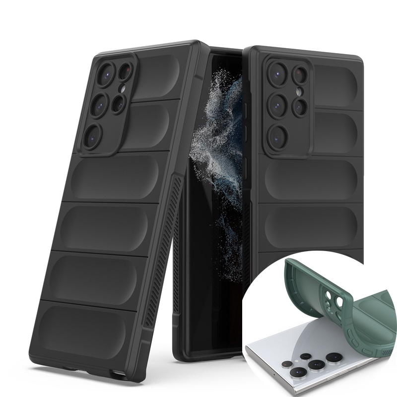 Ốp Điện Thoại Bề Mặt Nhám Bảo Vệ Chống In Dấu Vân Tay Cho Samsung Galaxy S22 Plus Ultra 5G
