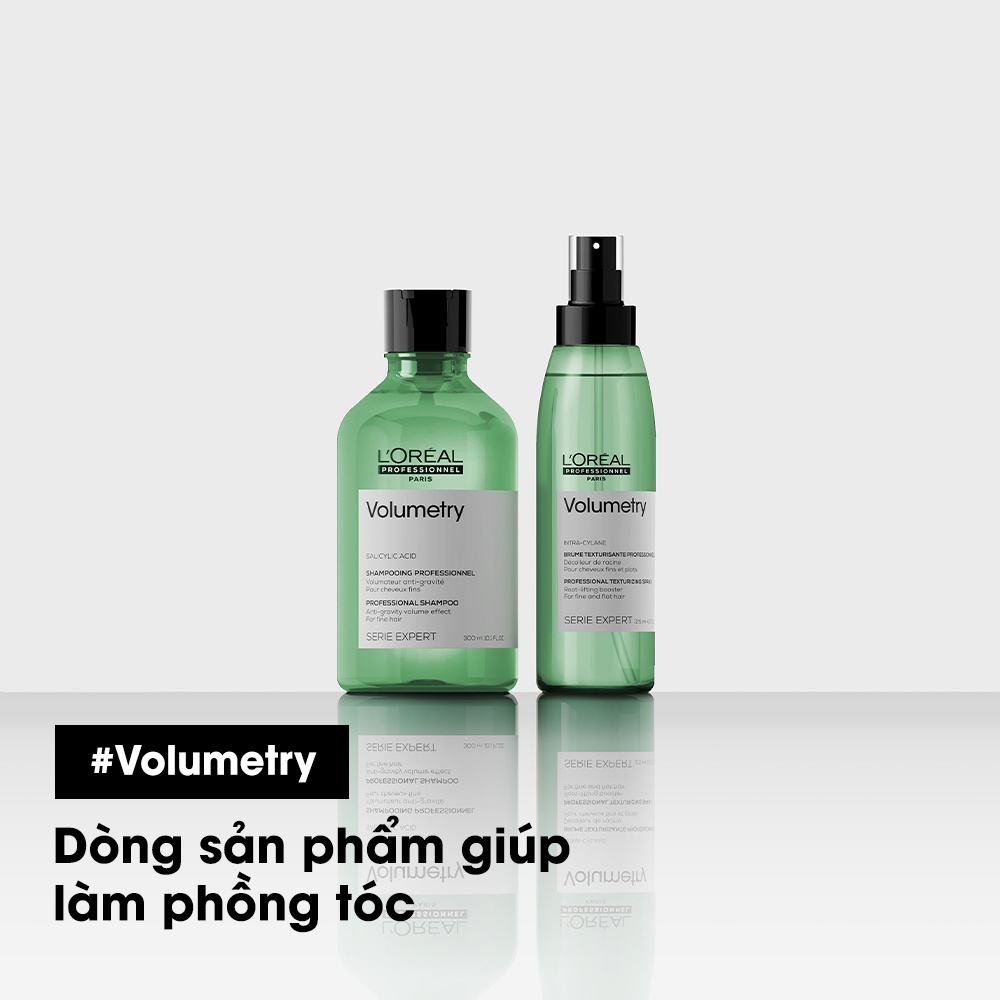 Combo Dầu gội và Xịt dưỡng làm phồng tóc L'Oréal Professionnel Serie Expert Volumetry